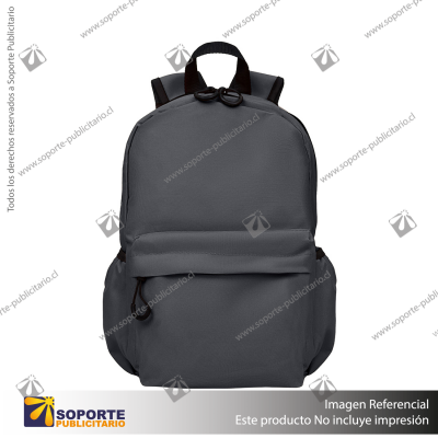 MOCHILA LISA/GRIS OSCURO/GRIS OSCURO