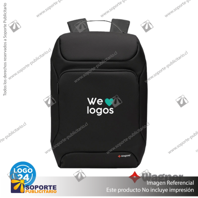 MOCHILA MACHEN/NEGRO/NEGRO