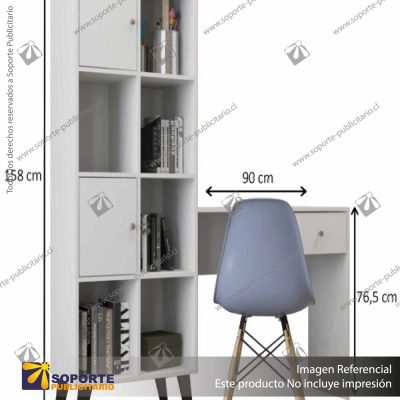 MUEBLE DE TRABAJO ESTANTE CON ESCRITORIO