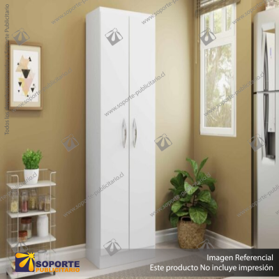 MUEBLE MULTIUSO BLANCO 2 PUERTAS