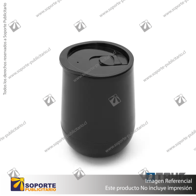 MUG BREEZE/NEGRO/POLIESTILENO