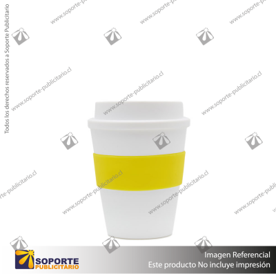 MUG EXPRESS CUP/BLANCO/AMARILLO