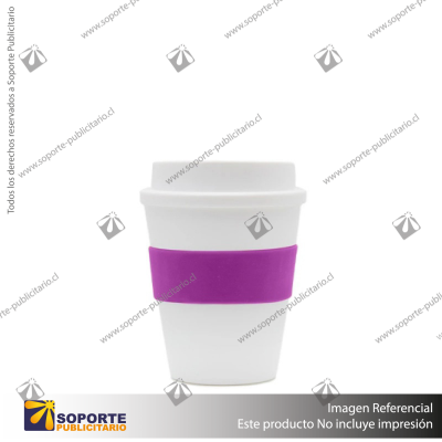 MUG EXPRESS CUP/BLANCO/MORADO