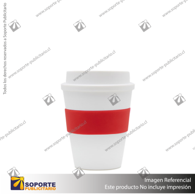 MUG EXPRESS CUP/BLANCO/ROJO