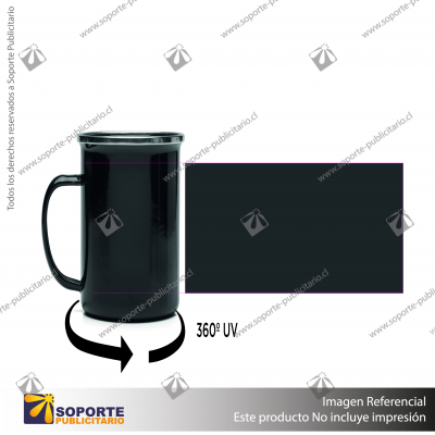 MUG RETRO/NEGRO/NEGRO