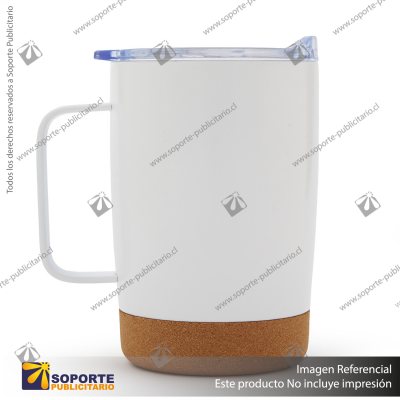 MUG STREET/BLANCO/A.INOX/HIER