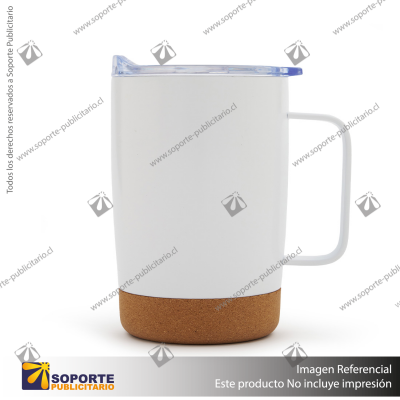 MUG STREET/BLANCO/A.INOX/HIER