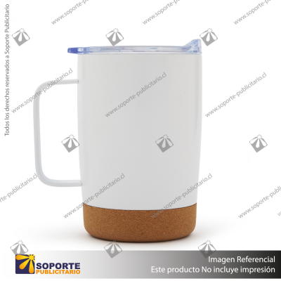 MUG STREET/BLANCO/A.INOX/HIER