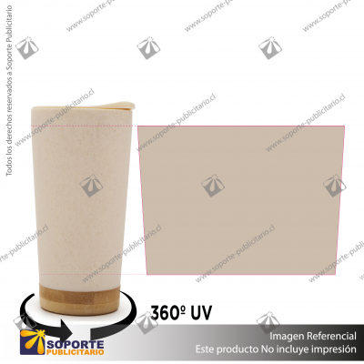 MUG WAVE/BEIGE / KAKI/POLIESTILENO
