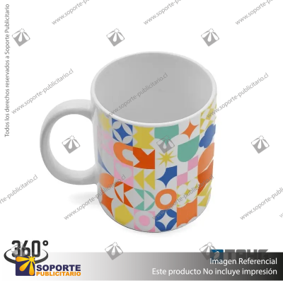 MUG - CANVAS SUBLIMATION/BLANCO/BLANCO