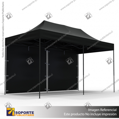 MURO 6.0*1.90 MTS COLOR NEGRO PARA TOLDO PUBLICITARIO