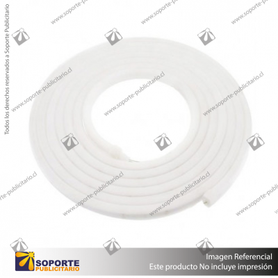 NEON FLEXIBLE DIAMETRO 14 MM BLANCO FRIO 5 MTS