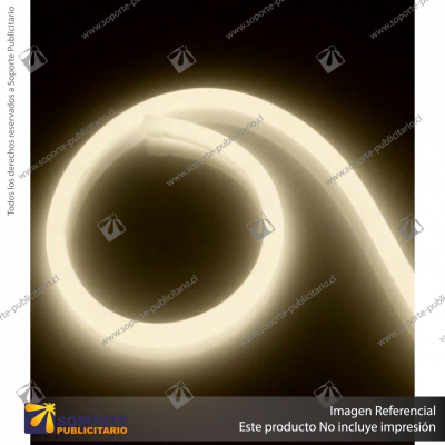 NEON FLEXIBLE DIAMETRO 14 MM BLANCO NATURAL 5 MTS