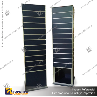 NEW: SLIMLINE 4-SIDED BOX TOWER DISPLAY UNIT