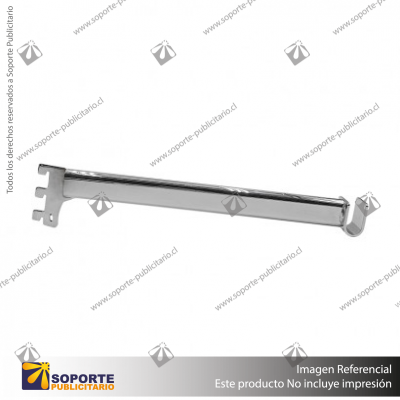 NOVA SOPORTE BARRA OVAL 30 CM CROMADO
