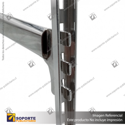 NOVA SOPORTE BARRA OVAL 30 CM CROMADO