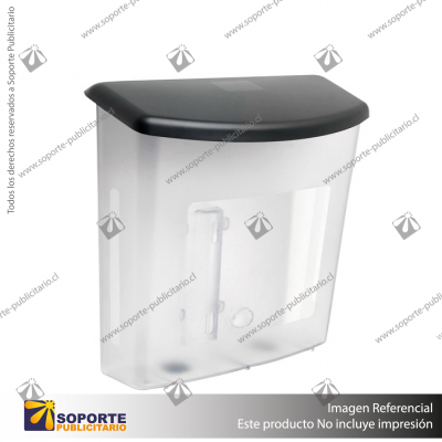 OUTDOOR BOX WITH LOCK TIES 10"X131/8"X41/2" CLEAR