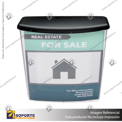 OUTDOOR BOX WITH LOCK TIES AND HARDWARE 10"X131/8"X41/2" CLEAR