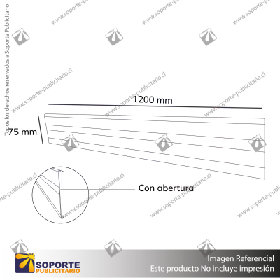 PACK 100 FLEJERAS PLANA FONDO GRIS
