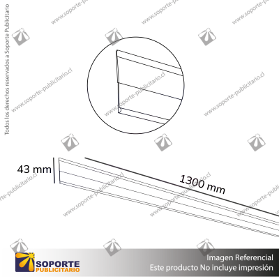 PACK 100 UNIDADES FLEJERA PLANA TRANSPARENTE CON ADHESIVO 40 X 1300MM