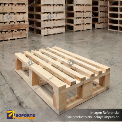 PALLET MADERA BASE PERIMETRAL 100*120 CMS