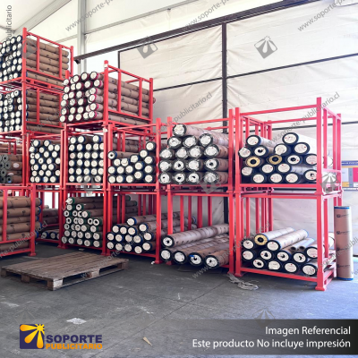 PALLET METALICO APILABLE (MAX. 4 NIVELES) PARA RACK BASE PERIMETRAL 150*150*140 CMS