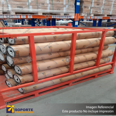PALLET METALICO APILABLE (MAX. 4 NIVELES) PARA RACK BASE PERIMETRAL 160*120*140 CMS