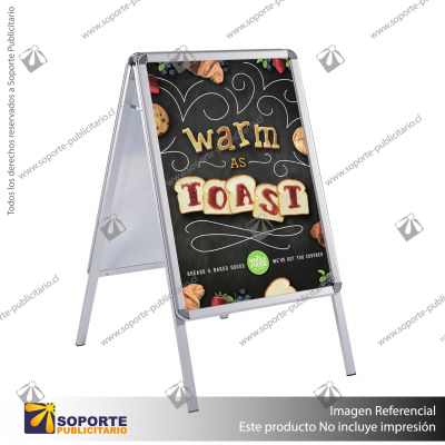 PALOMA DOBLE MARCO CLIP ALUMINIO 65.5*116 CMS