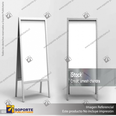 PALOMA DOBLE MARCO CLIP ALUMINIO FORMATO A2 (42*59.4 CMS)