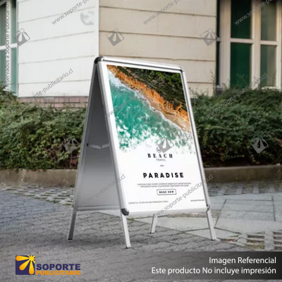 PALOMA DOBLE MARCO CLIP ALUMINIO FORMATO A2 (42*59.4 CMS)