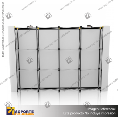PANEL ARAÑA PAI RECTO 4 CUERPOS (300*230 CMS) + CARRO BASICO + LAMINAS PAI + FOCOS HALOGENO