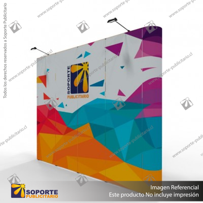 PANEL ARAÑA PAI RECTO DOBLE GRAFICA 4 CUERPOS (300*230 CMS)