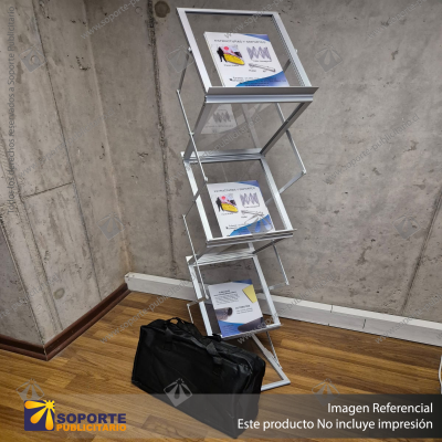 PORTA CATáLOGO CON BOLSO