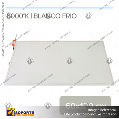 PANEL LED RECTANGULAR 60X120 CM 6000K