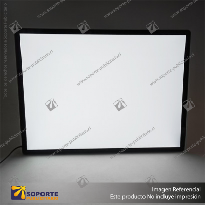 PANEL MENU SLIM BOX 1 CARA A4 CON PINES (225X304) COLOR NEGRO