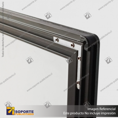 PANEL MENU SLIM BOX COLGANTE CON BRAZO TELESCOPICO (600X900) COLOR NEGRO