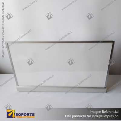 PANEL MENU SLIM BOX DOBLE CARA COLGANTE PIOLAS (600X350) COLOR PLATEADO