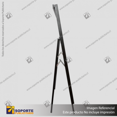PANEL MENU SLIM BOX TRIPODE 600X1200MM COLOR NEGRO CON BATERIA