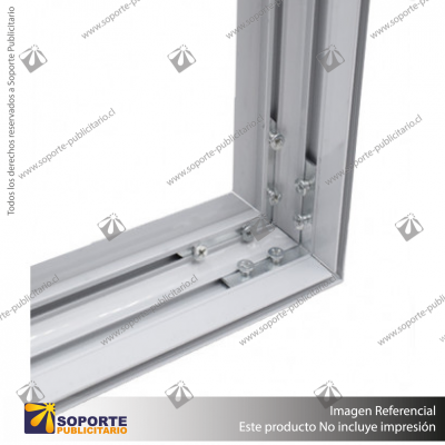 PERFIL FRAMELESS 4 CM