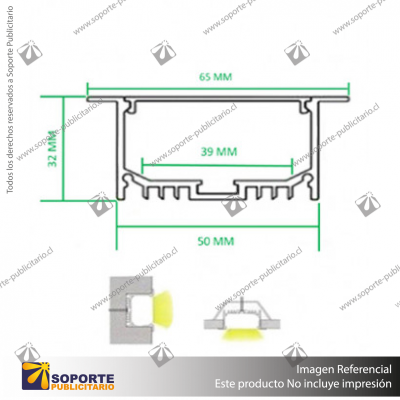 PERFIL PARA CINTA LED ALP 045
