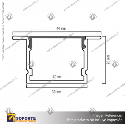 PERFIL PARA CINTA LED ALP 4020