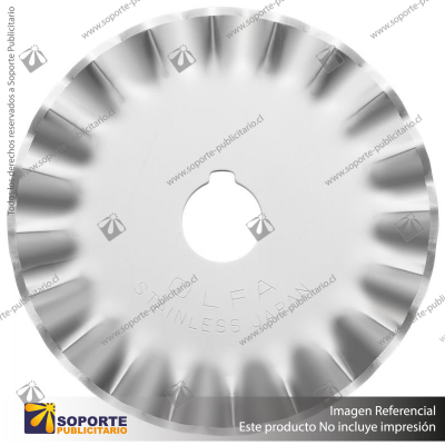 PIB45-1 STAINLESS STEEL PINKING BLADE, 1PK VARIATION: DEFAULT TITLE