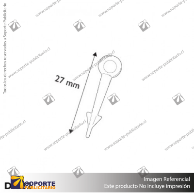 PIN PLASTICO 27MM