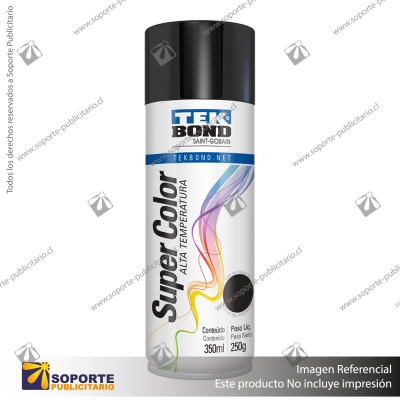 PINTURA SPRAY ALTA TEMPERATURA NEGRO BRILLANTE