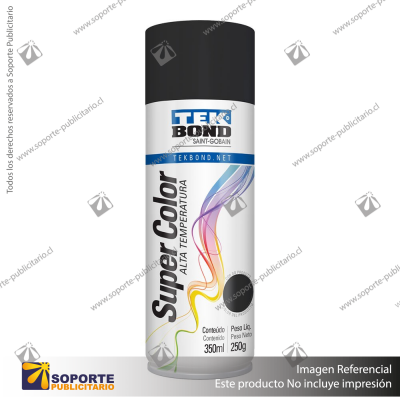 PINTURA SPRAY ALTA TEMPERATURA NEGRO MATTE