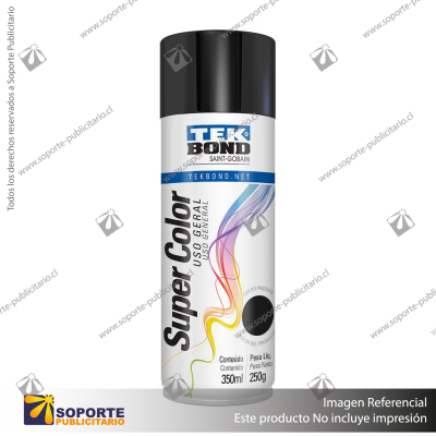 PINTURA SPRAY TEKBOND NEGRO BRILLANTE