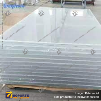 PLANCHA DE ACRILICO TRANSPARENTE 10 MM 1220*2440 MM