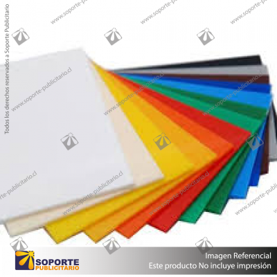 PLANCHA PVC ESPUMADO / SINTRA / TROVICEL 3 MM 1.22*2.44 MTS COLOR BLANCO 0.50 DENSIDAD (MEDIA) (C15)