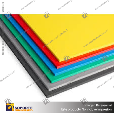 PLANCHA PVC ESPUMADO / SINTRA / TROVICEL 3 MM 1.22*2.44 MTS COLOR VERDE 0.50 DENSIDAD (MEDIA)