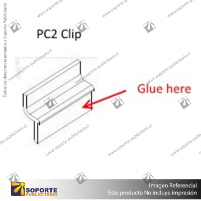 PLANKWALL SLATWALL CLIP PC2